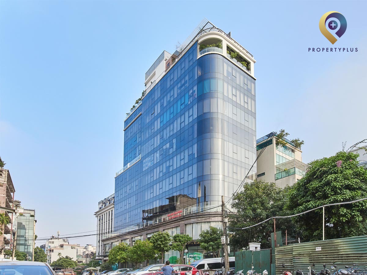 Exterior view of Capital Building at 58C Kim Ma, Ba Dinh District